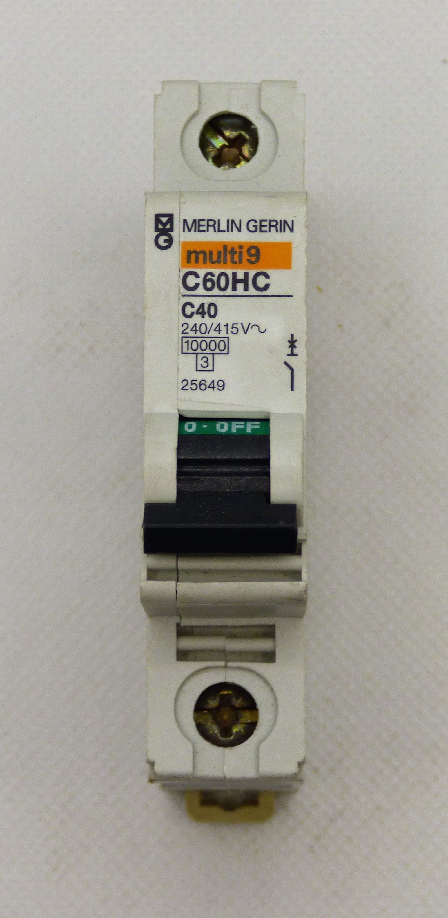 1P 40A TYPE C MCB 1P 40A TYPE C MCB